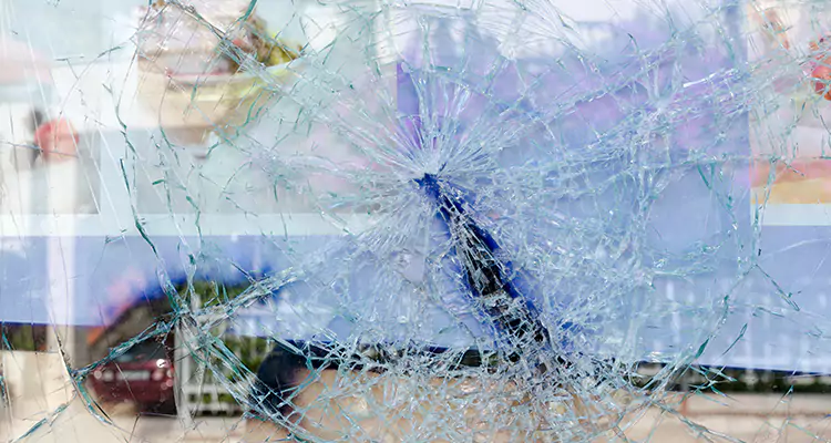 Cracked Glass Balcony Door Repair in North Miami Beach, FL