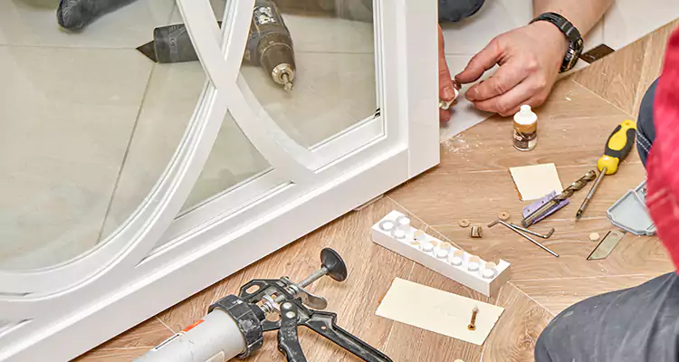Interior Patio Door Casing Repair in North Miami Beach, FL